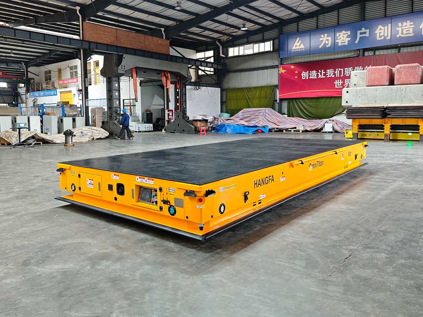 80t重载AGV应用于部件转运-0
