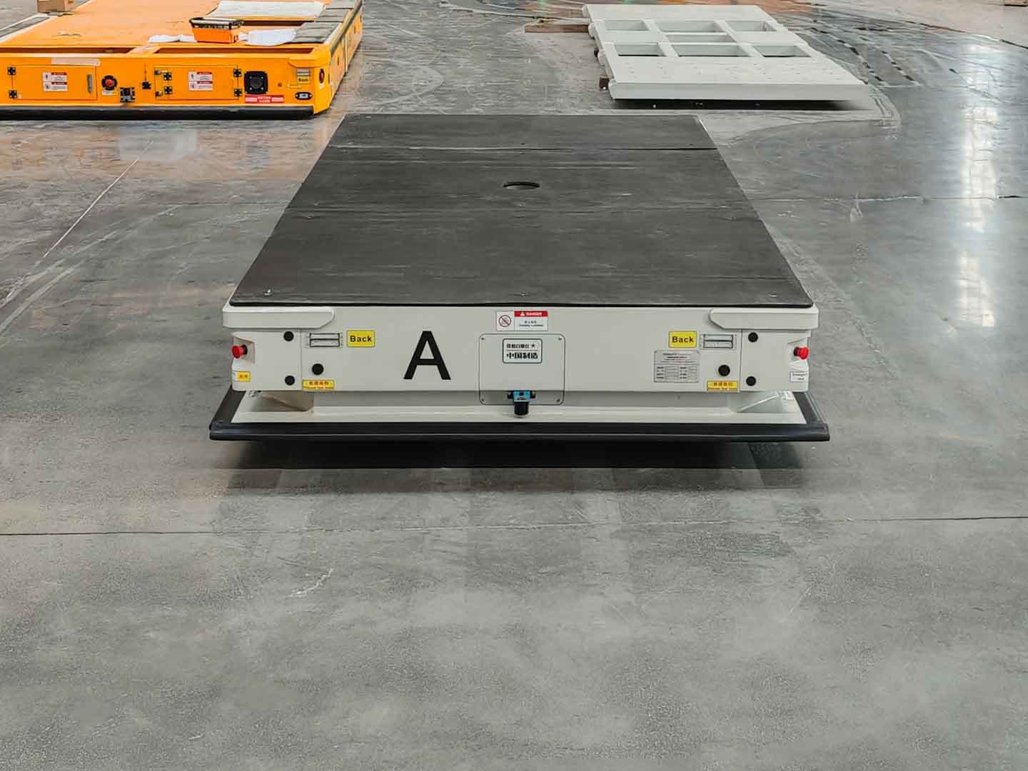 20t双车联动AGV应用于转运部件-0
