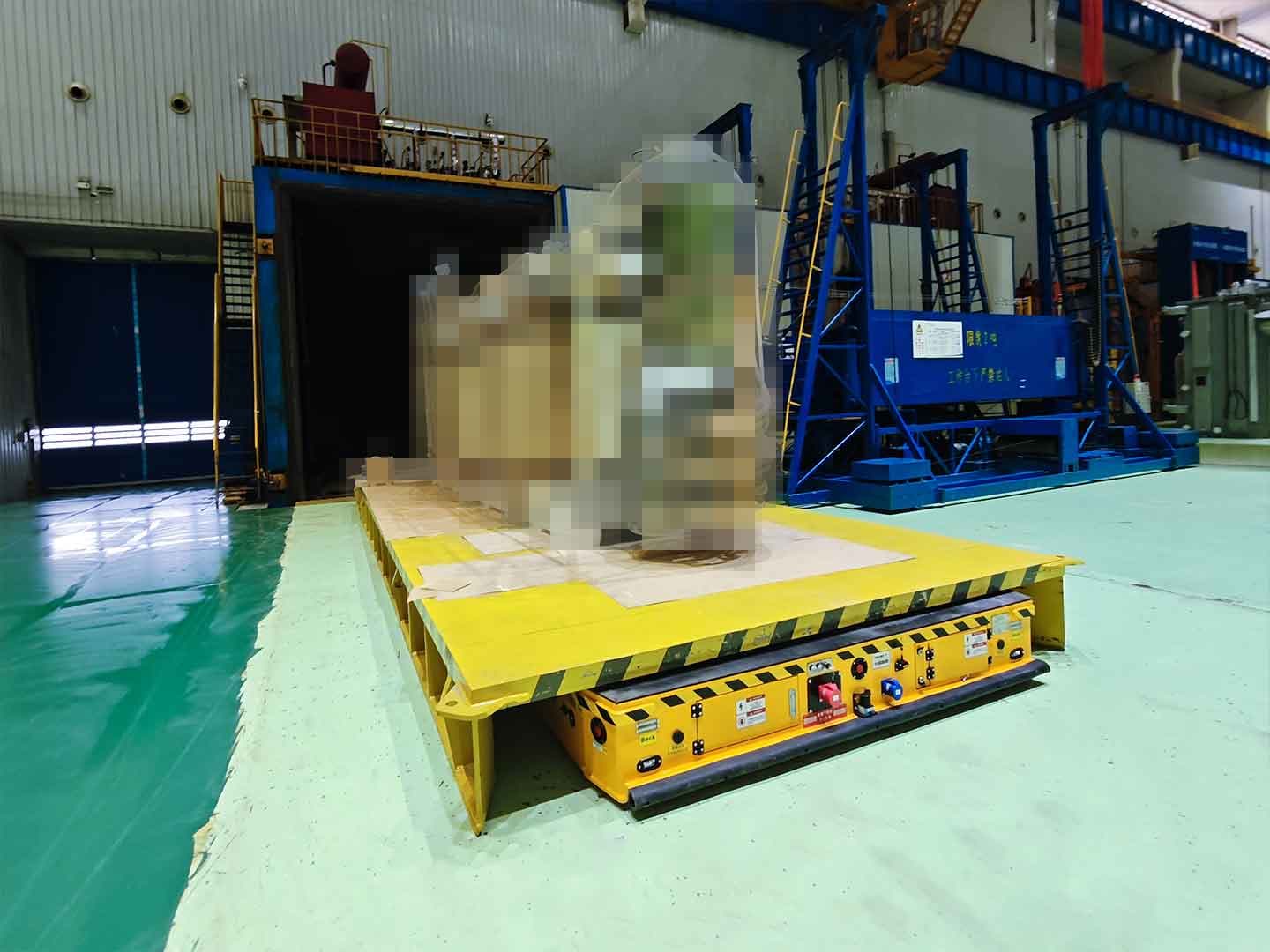 150t重载AGV应用于转运变压器-2