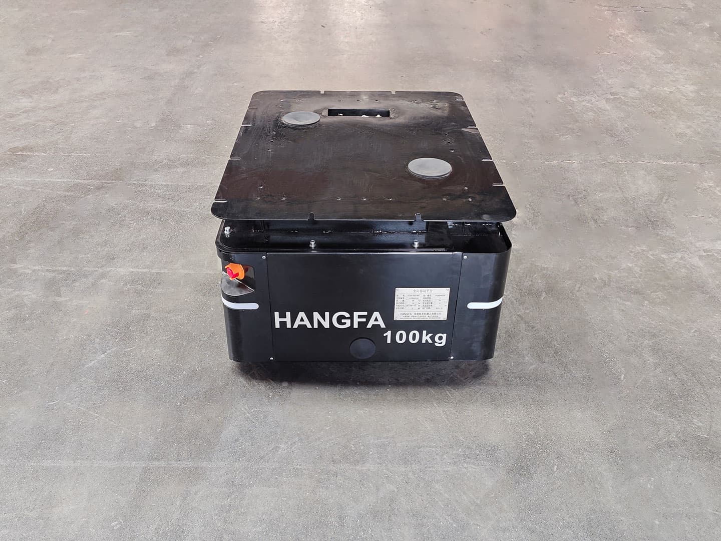 100kg全向运输车应用于搭载设备运输-3