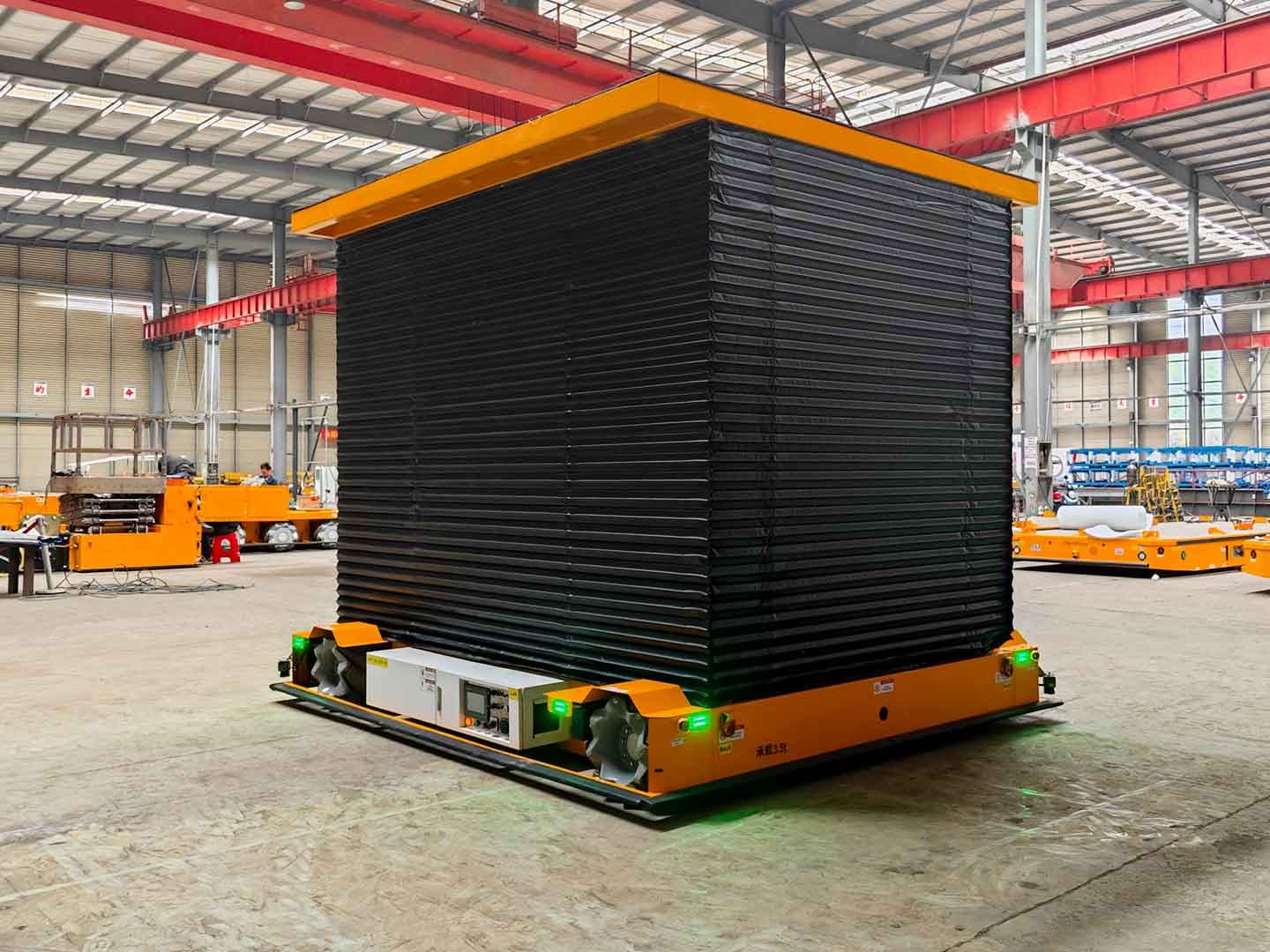 3.5t可移动升降平台应用于工件转运-1