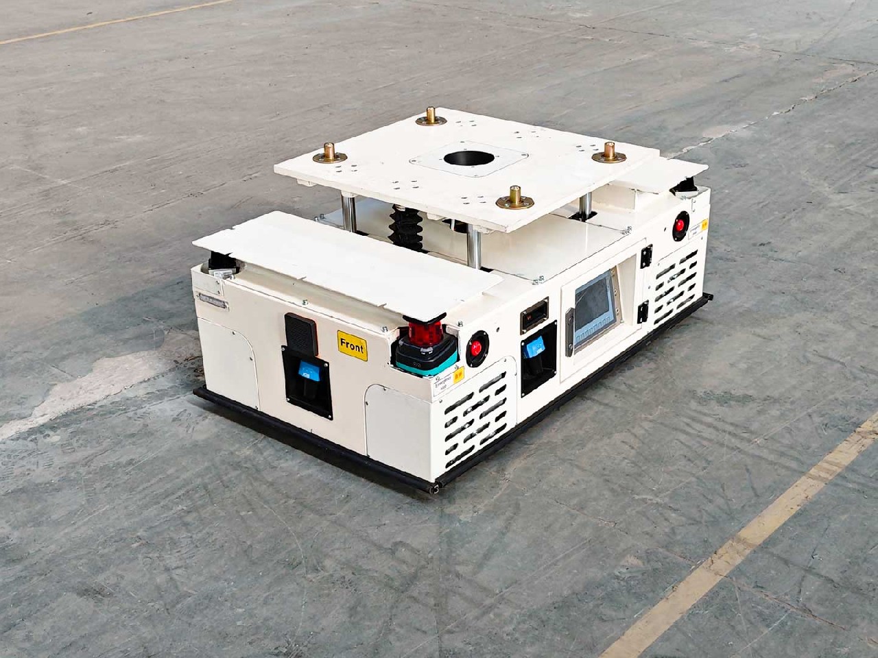 1.5t全向AGV应用于部件转运